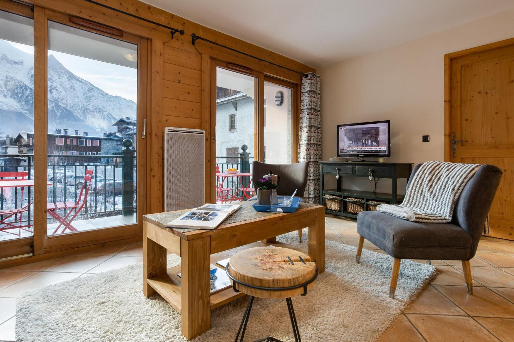 Appartement Belle Vue - Happy Rentals Chamonix Exteriör bild