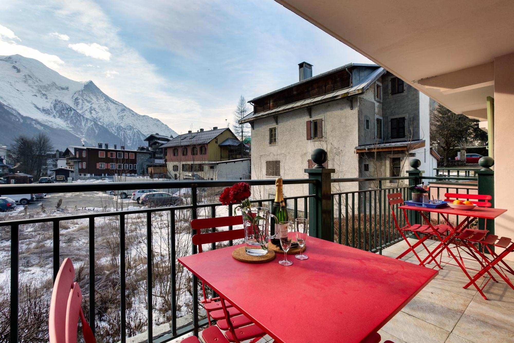 Appartement Belle Vue - Happy Rentals Chamonix Exteriör bild