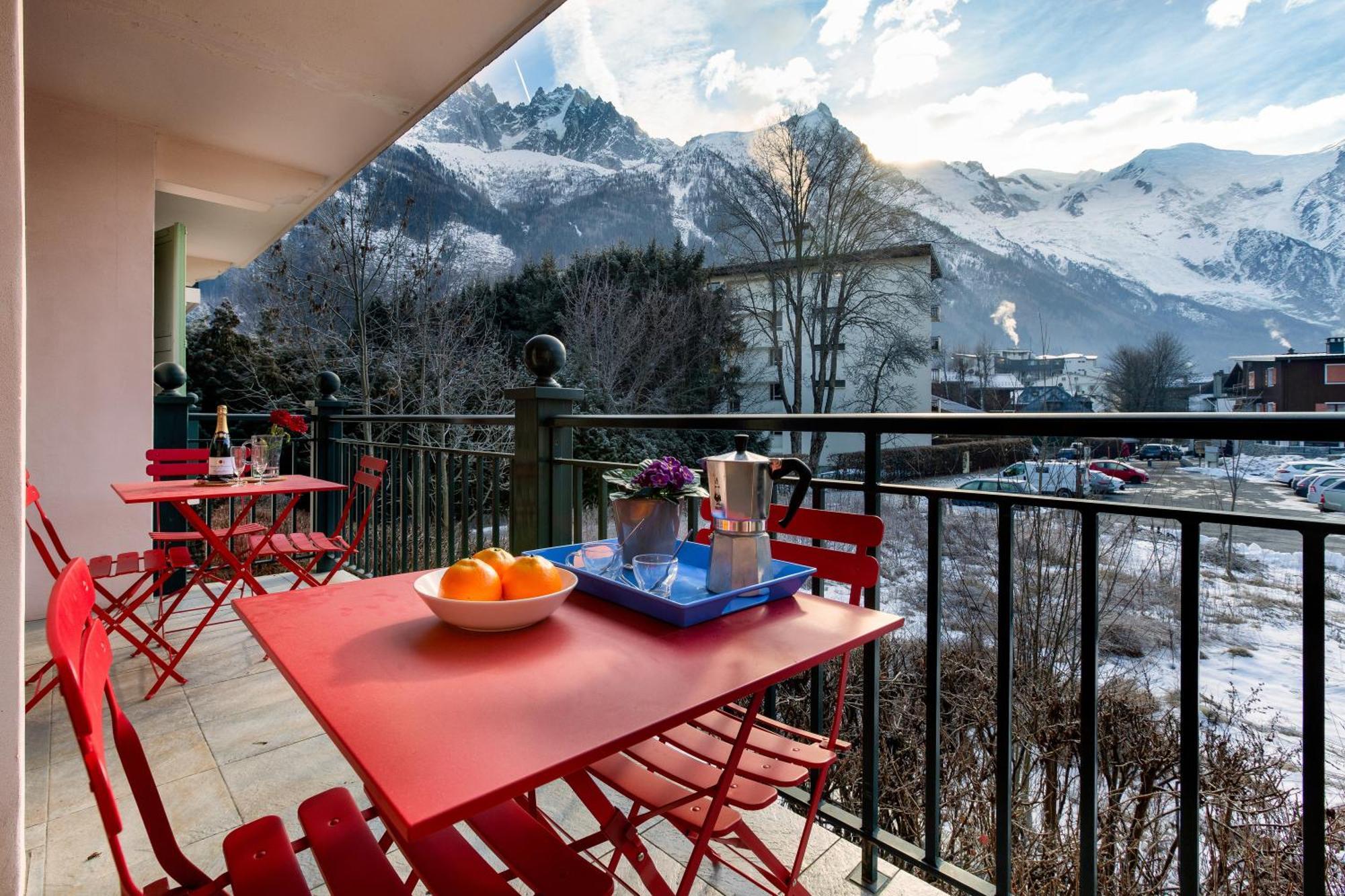 Appartement Belle Vue - Happy Rentals Chamonix Exteriör bild